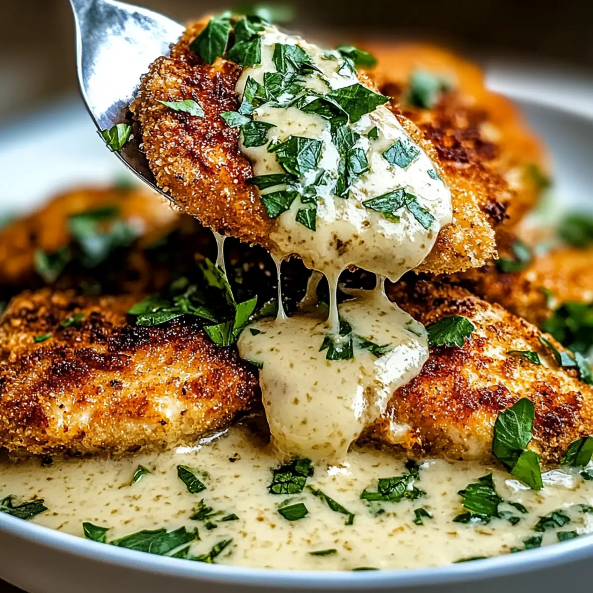 Crispy Parmesan Crusted Chicken