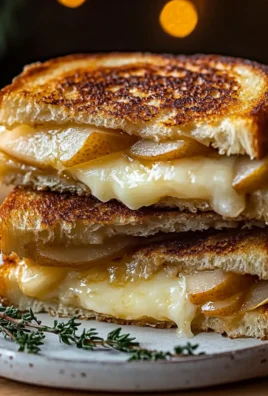 Pear Apple Grilled Cheese