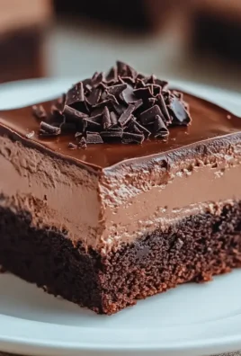 Decadent Chocolate Mousse Brownies