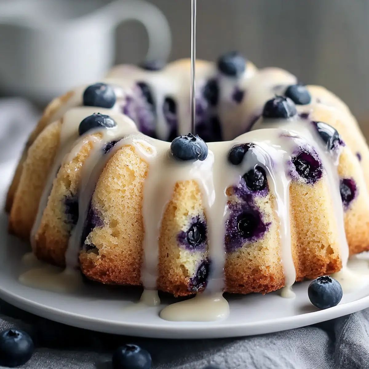 Blueberry Breakfast Bundt Cake