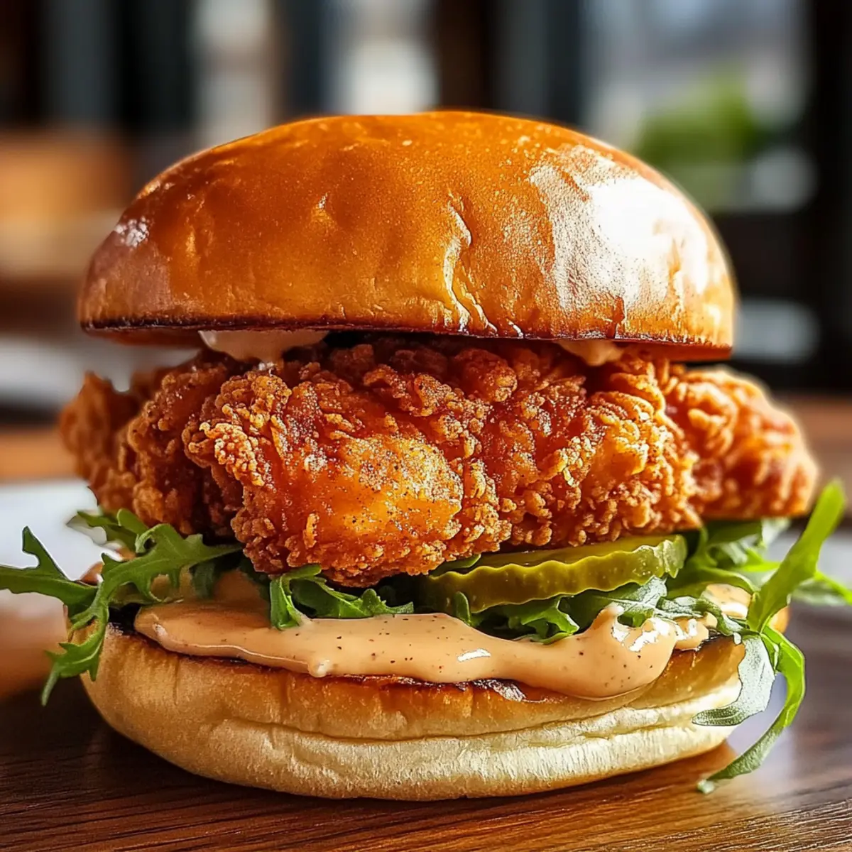 Spicy Buttermilk Fried Chicken Sandwich