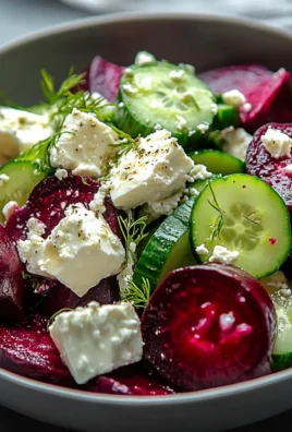Beet Salad with Feta and Crisp Cucumbers