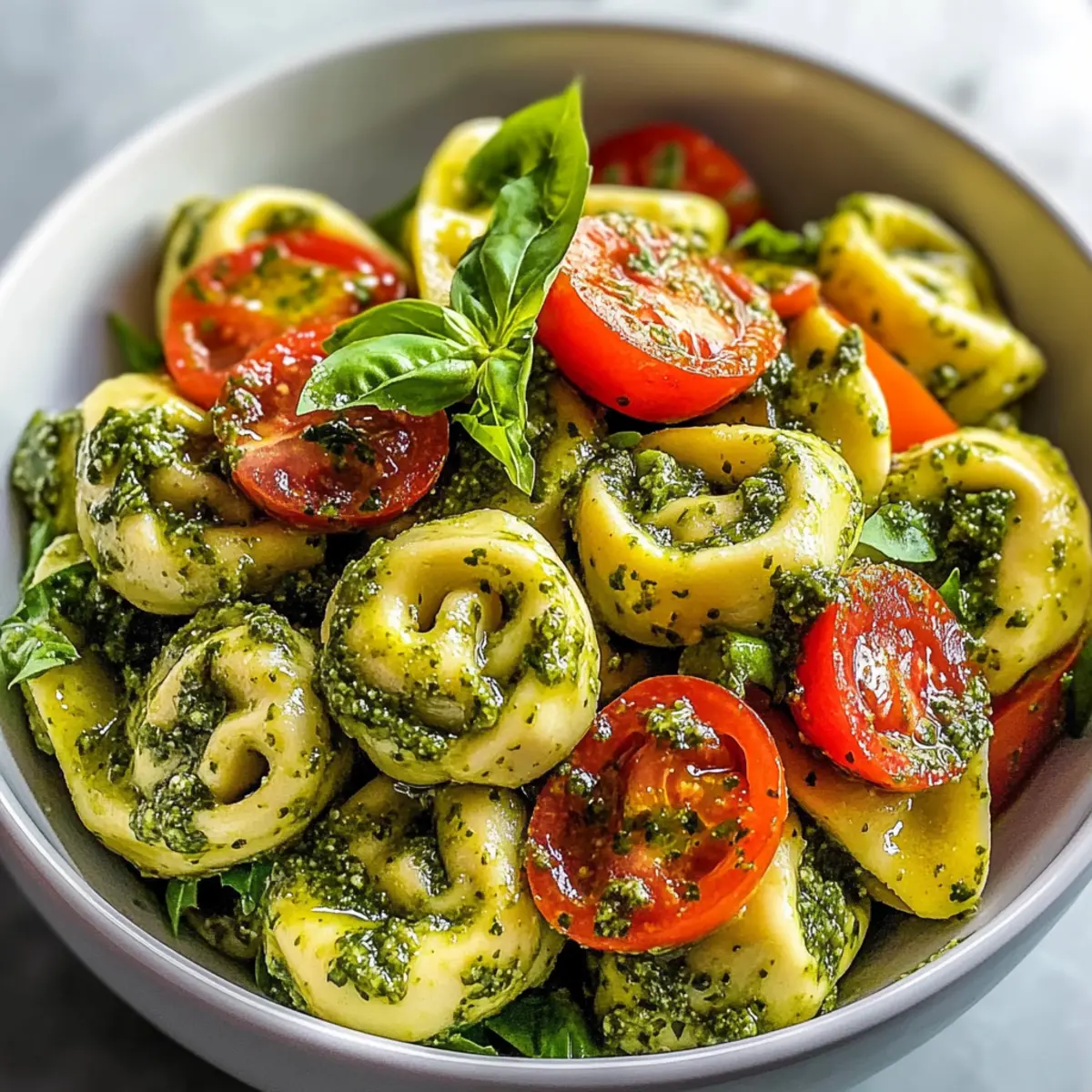 Pesto Tortellini Salad