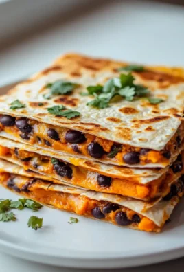 Black Bean & Sweet Potato Quesadilla Bake