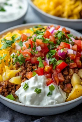 Loaded Potato Taco Bowl