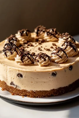 No Bake Cookie Dough Cheesecake
