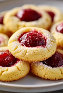 Lemon Raspberry Thumbprint Cookies