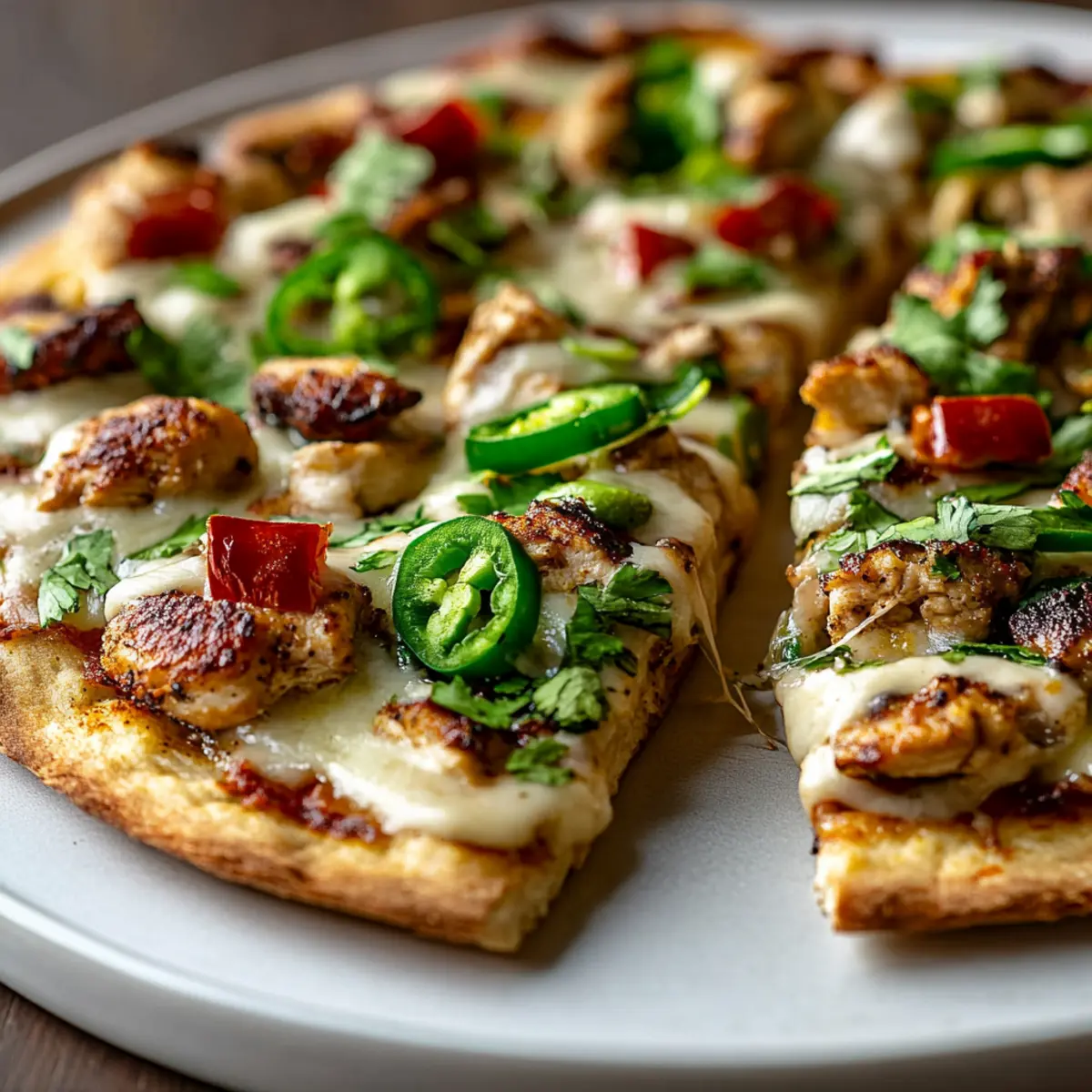 Spicy Cajun Chicken Flatbread