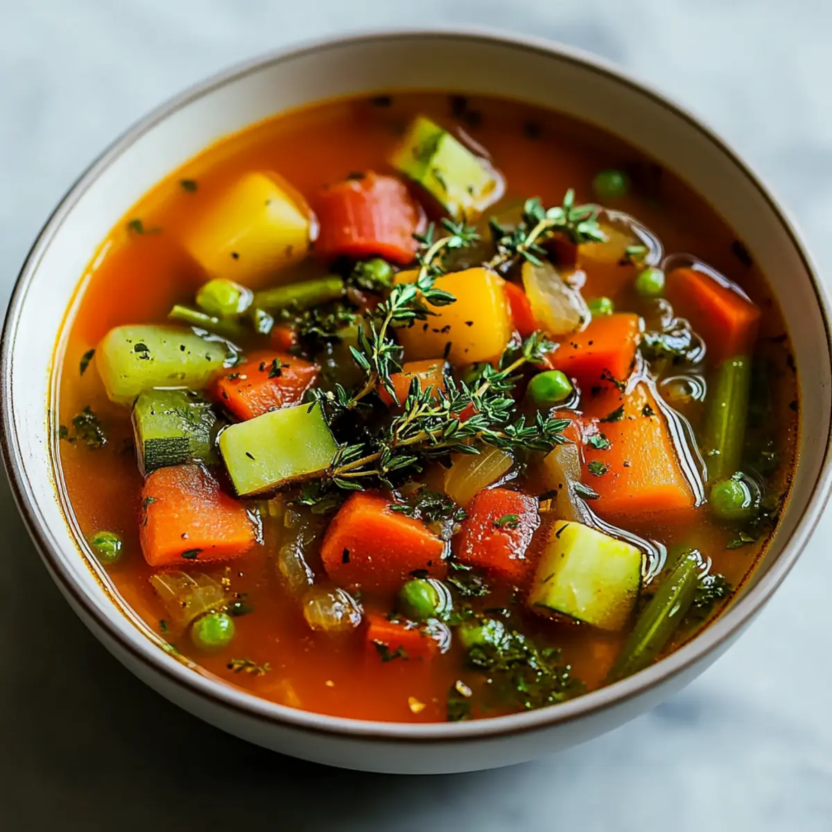 Easy Slow Cooker Vegetable Soup